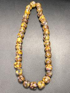 Auténticas cuentas de cristal de Chevron veneciano Vintage, comercio africano inspirado para joyería DIY, cristal de murano para expresiones creativas - Product Image 3