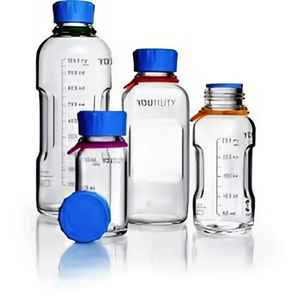 Botella de utilidad transparente de HDPE de 1000ml con tapón de rosca y etiqueta de botella grabable a prueba de fugas y recargable - Product Image 6