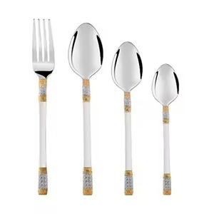 Tableware Set Stainless Steel Cutlery Fork Knife Spoon for Restaurant Hotel Dining - Product Image 1