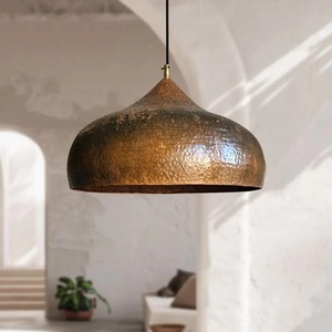 Wholesale Supply Polished Copper Pendant <b>Light</b> Elegant <b>Ceiling</b> Fixture for <b>Hallways</b> or Entryways Use Available at Sale - Product Image 1