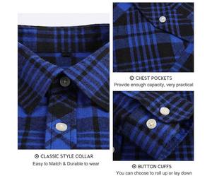 Fournisseur de gros Ventes directes Chemise boutonnée décontractée à manches longues pour homme - Product Image 6