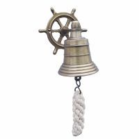 High Shinny Brass Bell Easy Mounted Decorative Bell Luxury Wall Decor Ship Bell Hanging in Reasonable Price - Product Image 6