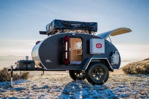 Custom <b>Mini</b> Teardrop Camper Trailer MiniTravel Trailer Compact Teardrop Camping Trailer for Sale - Product Image 6