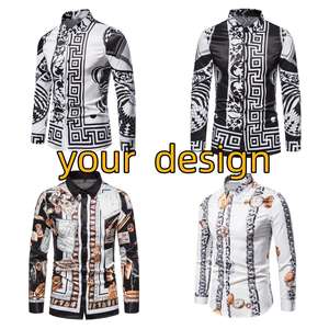 Camisas de franela Kavlar de manga larga para hombre de alta calidad, sin hierro, sin arrugas, abotonadas, estilo informal de negocios, transpirable para otoño - Product Image 3