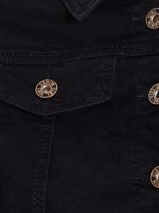 Veste pour femme en jean personnalisée veste à capuche avec broderie florale motif uni respirant pour la saison d'automne - Product Image 6