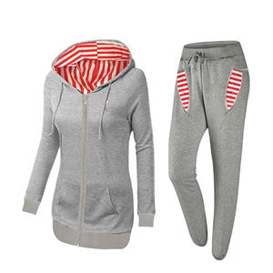 Nueva moda para hombre, conjuntos de chándal de 2 piezas, logotipo personalizado, Sudadera con capucha para correr en blanco, ropa deportiva lisa, chándal, Sudadera con capucha para - Product Image 1