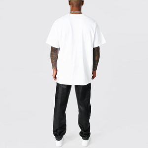 Conjuntos de camisetas con estampado gráfico de alta calidad personalizado 100% algodón ropa de lino de gran tamaño camisetas gráficas para hombres y mujeres - Product Image 4