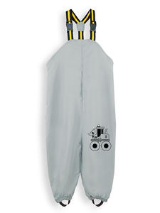 Combinaison en jersey de polyester sans manches à imprimé décontracté gris pour garçon - Product Image 3