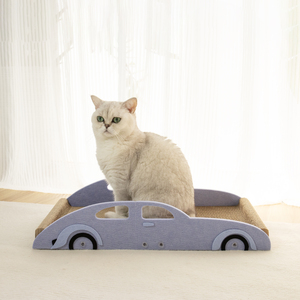 Neues Design lustige Autokratzbetten aus wellpappe + Filz komfortabler Katzenkratzer schlafen