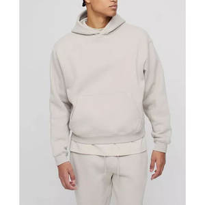 Sudadera con Capucha para Hombre MOVATEXTILES Basics 100% Algodón Felpa, Impresión de Logotipo Personalizada, Sudadera Gruesa de Invierno - Product Image 1