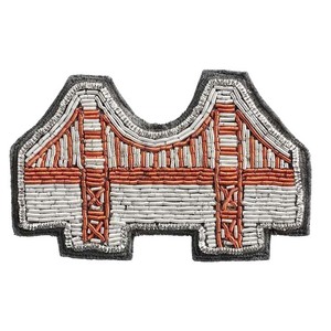 Broche de Alambre Personalizado con Diseño de Planeta, Insignia Bordada a Mano con Imán, para Chaqueta de Moda - Product Image 3