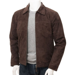 Coupe régulière veste en cuir pour hommes de style High Street couleurs personnalisées imperméable coupe-vent respirant hiver bas prix - Product Image 3