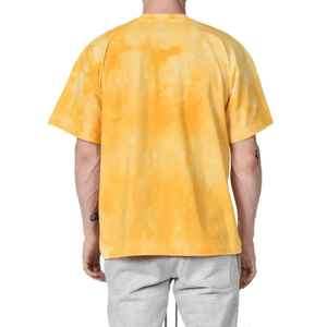 Camiseta de talla grande 5xl de fábrica de alta calidad 100 algodón lavado ácido 230gsm lavado Vintage pesado para hombre Camiseta Vintage en blanco personalizada - Product Image 5