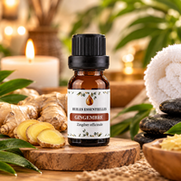 Huile essentielle de gingembre MG SAKAY 100% pure, distillée à la vapeur, Madagascar, aromathérapie, parfum épicé pour tous types de peau