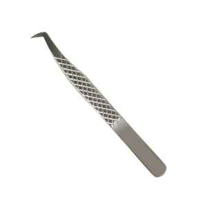 ที่ติดขนตาปลอมแบบโค้งสีโรสโกลด์ปลายแหลมแหนบปลายแหลมป้องกันไฟฟ้าสถิตย์ความแม่นยำ - Product Image 6