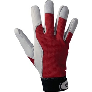 Guantes Domésticos Griffy Talla 8 Rojo/Natural EN 388 PPE Categoría II LEIPOLD+DHLE SB Card - Product Image 1