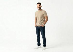 Camiseta Lisa de Algodón 100% de Corte Regular - Transpirable, Fabricada en Estambul para Hombre y Mujer, Venta al por Mayor, Marca Personalizada Privada - Product Image 4