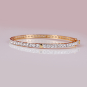 Bracelet de luxe en diamant de laboratoire taillé en plaqué or 18 carats personnalisable pour femmes, nouveau design tendance, bracelet à breloques classique, parfait - Product Image 3