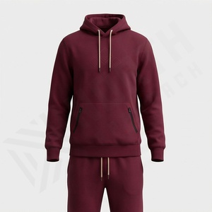 Wholesale New Design Men Sportswear 100 Percent Cotton Winter <b>Running</b> <b>Hoodie</b> Tracksuits Plus Size Blank Sports Clothing Gym - Product Image 1