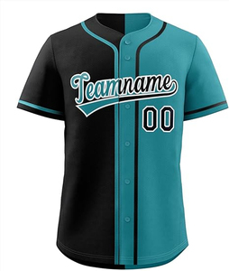 Uniforme de baseball personnalisé unisexe en sublimation OEM, vente en gros de maillots de baseball, respirant, séchage rapide, 100% polyester, personnalisable pour adultes - Product Image 1