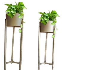Modern <b>Planter</b> set of 3 <b>stand</b> for Home hotel Decoration Gold color Metal modern Iron <b>Planter</b> <b>stand</b> Flowers Pots & <b>Planter</b> <b>Stand</b> - Product Image 3
