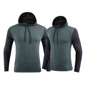 Wholesale Athletic Men Women Regular Sleeve Workout Hoodies Custom Logo Fitness Wears Men Gym Hoodies - Product Image 1