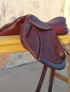 Vente en gros OEM/ODM de selle de dressage et de saut en cuir premium tout usage personnalisé pour l'équitation avec arbre en plastique - Product Image 5