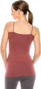 Vêtements de détente pour femmes, camisole en dentelle tricotée, respirante, séchage rapide, 100% coton, toucher doux, tissu extensible, coupe décontractée, bretelles spaghetti - Product Image 3