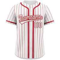 Maillot de baseball rayé bleu clair personnalisé, fermeture boutonnée, unisexe adulte, respirant, polyester, manches longues, nom d'équipe imprimé 00, été