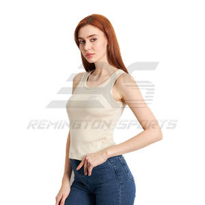 Camiseta sin mangas de Fitness para mujer, ropa de calle informal de verano, camisetas sin mangas para deportes, gimnasio, ejercicio, camisetas sin mangas - Product Image 2