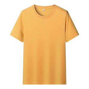 100% coton t-shirts hommes femmes à manches courtes solide mâle femme t-shirts t-shirts col rond t-shirt - Product Image 2