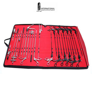 Premium 28pcs Stainless Steel CE Certified <b>Electric</b> Laparoscopic <b>Instrument</b> Set for Abdominal Surgery Graspers & Forceps - Product Image 1
