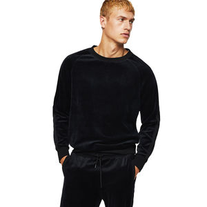 Sudaderas con Capucha de Terciopelo Bordadas Personalizadas para Hombre con Dos Bolsillos Delanteros, Suministro OEM, Técnica de Lavado, Talla Grande, Logotipo Personalizado - Product Image 1