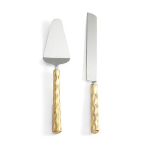 Juego de 2 Piezas de Cuchillo y Cortador de Pastel, Accesorios Decorativos de Diseño Elegante para Utensilios de Cocina y Eventos de Cumpleaños - Product Image 1