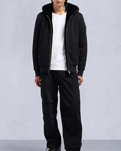 Hiver Spécial Zipper Elastic Cuffs Hoodie Pour Hommes Confort Léger Respirant Casualwear Hoodie Avec Personnaliser Logo - Product Image 1