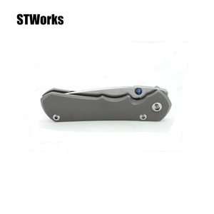 Básculas de cuchillo de titanio cepillado washstone para Para 3 Spyderco Benchmade Bugout <span class=keywords><strong>535</strong></span> - Product Image 2