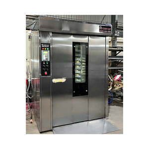 Horno rotativo de 32 bandejas de Bajo Moq, hornos de paletas de madera y Pe diésel y eléctricos, Baguette Industrial, horno de panadería comercial, marca Kien An - Product Image 1