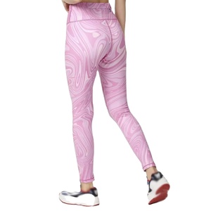 กางเกงโยคะเอวสูงสำหรับผู้หญิง ผ้ายืดสี่ทิศทาง ผลิตจากสแปนเด็กซ์/ไนลอน กระชับสัดส่วน ควบคุมหน้าท้อง ป้องกันแบคทีเรีย เป็นมิตรต่อสิ่งแวดล้อม เหมาะสำหรับการออกกำลังกาย - Product Image 3