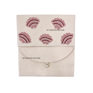 Bolsos Tote Hechos a Mano con Cuentas, Diseño Personalizado con Elementos Florales, Asa Suave y Resistente, Bolsa Multiusos para Regalos, Bolsas con Cuentas de Semillas - Product Image 2