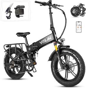 Oferta: Bicicleta Eléctrica Plegable I7Pro 20AH para Adultos, Motor Ei-wol de 750W, Neumáticos Anchos, Cuadro de Acero, Bicicleta Urbana, Venta Original - Product Image 2