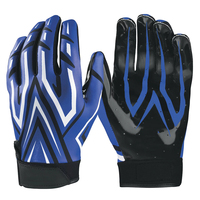 Guantes de Fútbol Americano para Receptor, Más Vendidos, Dedos Completos, Juveniles y Adultos, Diseño Personalizado con Impresión GLOBAL STAR HRS-RR-5310