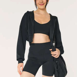 เสื้อฮู้ดผู้หญิงอบอุ่นมีซิปเสื้อคอเต่าทันสมัยเสื้อฮู้ดแบบลำลองมีฮู้ดแบบลำลองมีซิป - Product Image 2