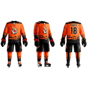 Orange Color High Quality Best Supplier Latest Style Unisex Wear Sports Hockey Uniform BY STADEOS SIALKOT CO.