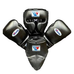 Ensemble de boxe de haute qualité, logo personnalisé, cuir véritable durable, respirant, respectueux de l'environnement, protège-poitrine, protège-dents en PU EVA - Product Image 2