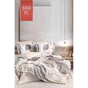 Juego de Funda Nórdica Varol Royal Satin 300TC, Funda Nórdica Doble para Tamaño Familiar - FOLIA, Tela Satinada Tejida, Queen, King, Twin, Hogar, Boda - Product Image 2