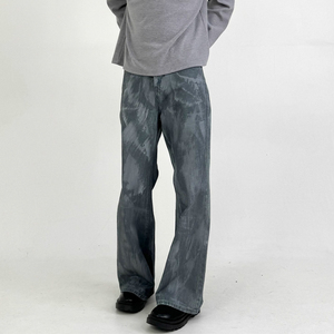 Jeans de Fábrica, Estilo Urbano, para Hombre, de Pierna Recta, Transpirables, Lisos, Holgados, para Verano e Invierno - Product Image 2