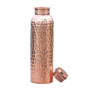 Copper <b>Bottle</b> 1 <b>Litre</b> Pure <b>Water</b> <b>Bottle</b> for Office Men & Women Leak Proof with Antioxidant Properties - Product Image 4