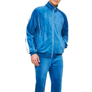 ชุดวอร์มผ้ากำมะหยี่สำหรับผู้ชายไซส์ใหญ่น้ำหนักเบาออกแบบโลโก้ได้ตามต้องการเสื้อผ้าแบบหนา - Product Image 3