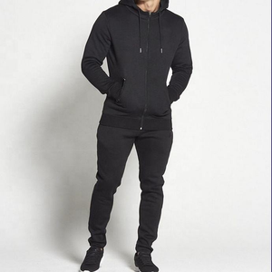 Ensemble de survêtement pour homme, deux pièces, coupe ajustée, sweat-shirt et pantalon de jogging pour le sport, la course à pied, la salle de sport, la remise en forme, OEM - Product Image 1