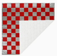 Feuilles d'aluminium nid d'abeille pour emballage de burgers, papier isolant de qualité alimentaire FDA pour sandwichs et fast-foods, feuilles anti-graisse thermoscellables